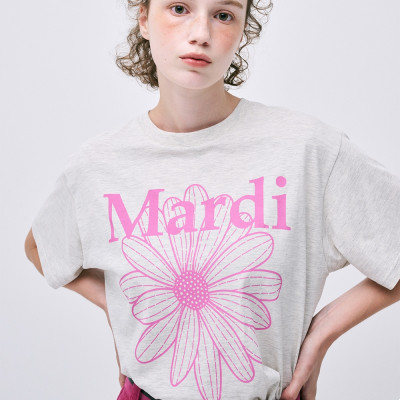 男女通用T 4色 UNISEX TSHIRT TRIPLE FLOWER